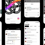 screenshots from the threads app