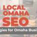 Title of the article Local Omaha SEO with a team working on the back